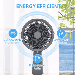 HOMCOM Pedestal Fan, Air Circulation Fan with Oscillating, Tilt, Grey