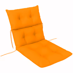 Outsunny Adirondack Chair Cushion Rocking Chair Cushion w/ Ties, Orange - Additional view 8
