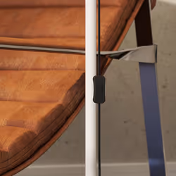 HOMCOM Spotlight Reading Standing Lamp with Adjustable Height, White - Additional view 7