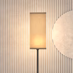 HOMCOM Standing Floor Lamp with Linen Shade for Living Room, Bedroom, Black - Additional view 6