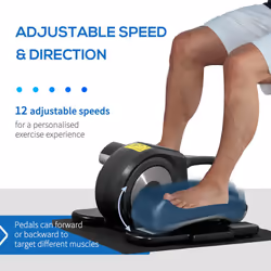 SPORTNOW Mini Elliptical Machine, Seated Pedal Exerciser w/ Remote Control