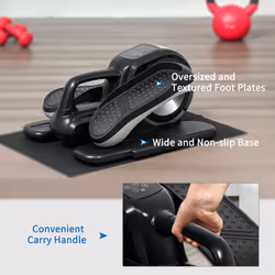 SPORTNOW Mini Elliptical Machine, Seated Pedal Exerciser w/ Remote Control - Additional view 5