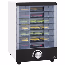 HOMCOM Food Dehydrator with 7 Tray, for Fruit, Meat, White - Additional view 8