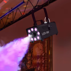 HOMCOM 450W Halloween Fog Machine with 13 LED Colours and 4 Effects