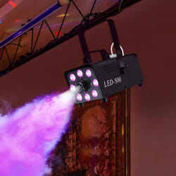 HOMCOM 450W Halloween Fog Machine with 13 LED Colours and 4 Effects