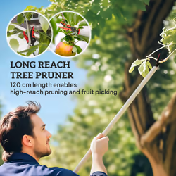Outsunny 120 cm Tree Pruner Long Reach, Lightweight & Strong