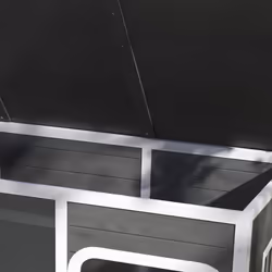 PawHut Wooden Dog Kennel Outdoor w/ Openable Top, 103 x 77 x 83cm - Additional view 7