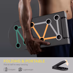 SPORTNOW 11-in-1 Foldable Push Up Board, Press Up Handles for Home Gym - Additional view 4