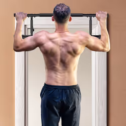 SPORTNOW Pull Up Bar Doorway, Push Up Stand w/ Resistance Bands