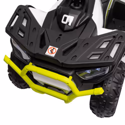AIYAPLAY 12V Kids Quad Bike w/ 4 Suspension Wheels, for 3-5 Years, Green - Additional view 7