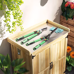 Outsunny 2 Pcs Garden Shears Set with Telescopic Extendable Handles