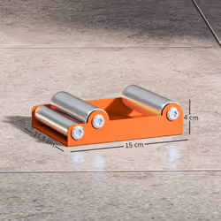 HOMCOM Motorcycle Wheel Roller Stand for Tyre Cleaning and Chain Lubrication