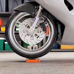 HOMCOM Motorcycle Wheel Roller Stand for Tyre Cleaning and Chain Lubrication - Additional view 7