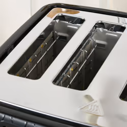 HOMCOM Toaster with 4 Slot, 7 Browning Levels, 1600W, Black Honeycomb - Additional view 6