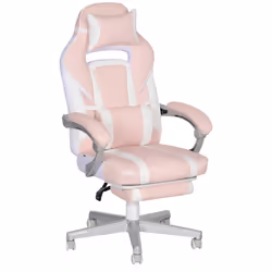 HOMCOM PU Leather Gaming Chair with Footrest 150 Degree Reclining Back - Additional view 7