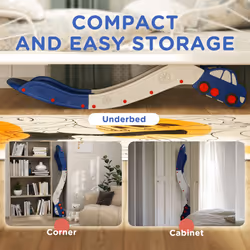 AIYAPLAY Kids Slide for Bed, Sofa, Easy to Assemble, Blue - Additional view 4
