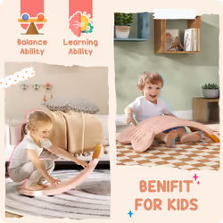 AIYAPLAY Balance Board for Kids Balance Training & Sensory Play, Pink - Additional view 4