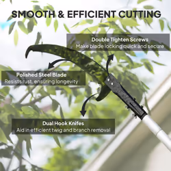Outsunny 1.8-2.9 m Telescopic Tree Pruner, Tree Lopper Long Reach - Additional view 4