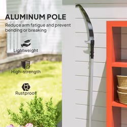 Outsunny 1.8-2.9 m Telescopic Tree Pruner, Tree Lopper Long Reach - Additional view 5
