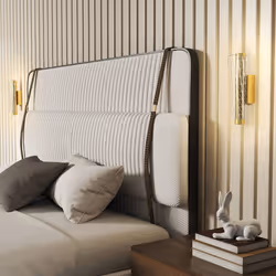 HOMCOM Led Wall Lamp 2 Pack, Modern Indoor Geometric Wall Light, Gold Tone - Additional view 7