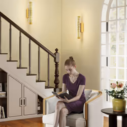 HOMCOM Led Wall Lamp 2 Pack, Modern Indoor Geometric Wall Light, Gold Tone - Additional view 8