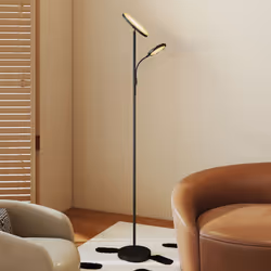 HOMCOM Floor Lamp for Living Room, Standing Lamp with 4 Scene Modes, Black - Additional view 6