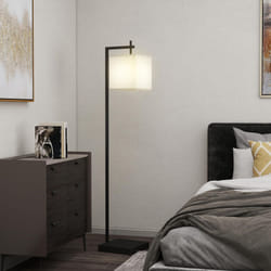 HOMCOM 66" Modern Floor Lamp for Living Room with 10 Brightness Levels
