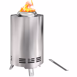 Outsunny Stainless Steel Smokeless Wood Burning Firepit Garden Fire Pit - Additional view 7