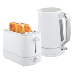HOMCOM 1.7L 3000W Fast Boil Electric Kettle - White