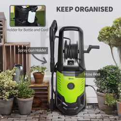 Outsunny 2200W Power Washer 170 Bar Pressure with Adjustable Nozzle - Additional view 6