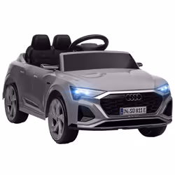 AIYAPLAY Audi Q8 e-tron Sportback Licensed Kids Electric Car w/ Remote - Grey - Additional view 7