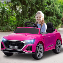 AIYAPLAY Audi Q8 e-tron Sportback Licensed Kids Electric Car w/ Remote - Pink
