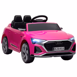 AIYAPLAY Audi Q8 e-tron Sportback Licensed Kids Electric Car w/ Remote - Pink - Additional view 8