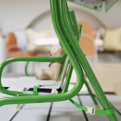AIYAPLAY Kids Garden Swing Chair, Swing Seat with Adjustable Canopy, Green - Additional view 8