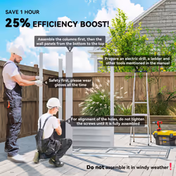 Outsunny 7 x 4ft Upgraded Metal Shed with Lock, Easy to Assemble, Dark Grey - Additional view 4