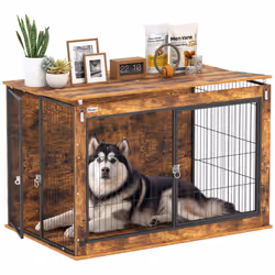 PawHut Dog Crate Furniture with Openable Top, Two Doors, for XL Dogs - Additional view 8