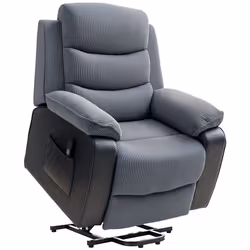 HOMCOM Power Lift Riser and Recliner Chair with Remote Control, Dark Grey - Additional view 8