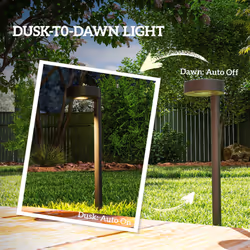 Outsunny Solar Stake Lights 8 Pack, IP44 Pathway Lighting, Auto On/Off LED