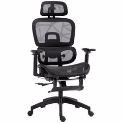 HOMCOM Ergonomic Office Chair Swivel Computer Chair with 3D Armrest Black - Additional view 5