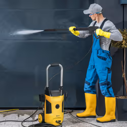 Outsunny 1800W Power Washer 150 Bar Pressure with Adjustable Nozzle, Yellow