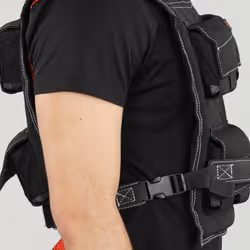 20KG Adjustable Weighted Vest with 20 Metal Weights, Running Weight Vest - Additional view 7