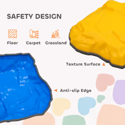 AIYAPLAY Balance Stepping Stones, 9-Piece River Stones for Kids, Ages 3-8 - Additional view 4