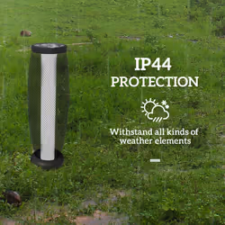Outsunny 71.5 cm Garden Solar Lamp, Metal Floor Lamp with Auto On/Off LED - Additional view 6