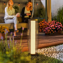Outsunny 71.5 cm Garden Solar Lamp, Metal Floor Lamp with Auto On/Off LED - Additional view 7