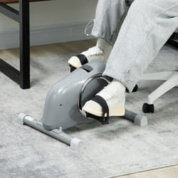 SPORTNOW Pedal Exerciser with Eight-Level Magnetic Resistance, Grey
