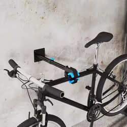 HOMCOM Bike Repair Stand, Wall Mount Bike Workstand w/ Adjustable Clamp