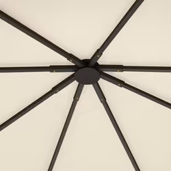 Outsunny 3 x 3(m) Gazebo Canopy Replacement Cover, UPF30+, Cream White - Additional view 7