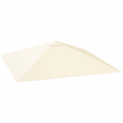 Outsunny 3 x 3(m) Gazebo Canopy Replacement Cover, UPF30+, Cream White - Additional view 8