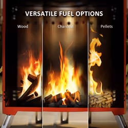 Outsunny Stainless Steel Smokeless Wood Burning Firepit Garden Fire Pit - Additional view 8