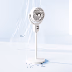 HOMCOM Pedestal Fan, Air Circulation Fan with Oscillating, Tilt, for Home